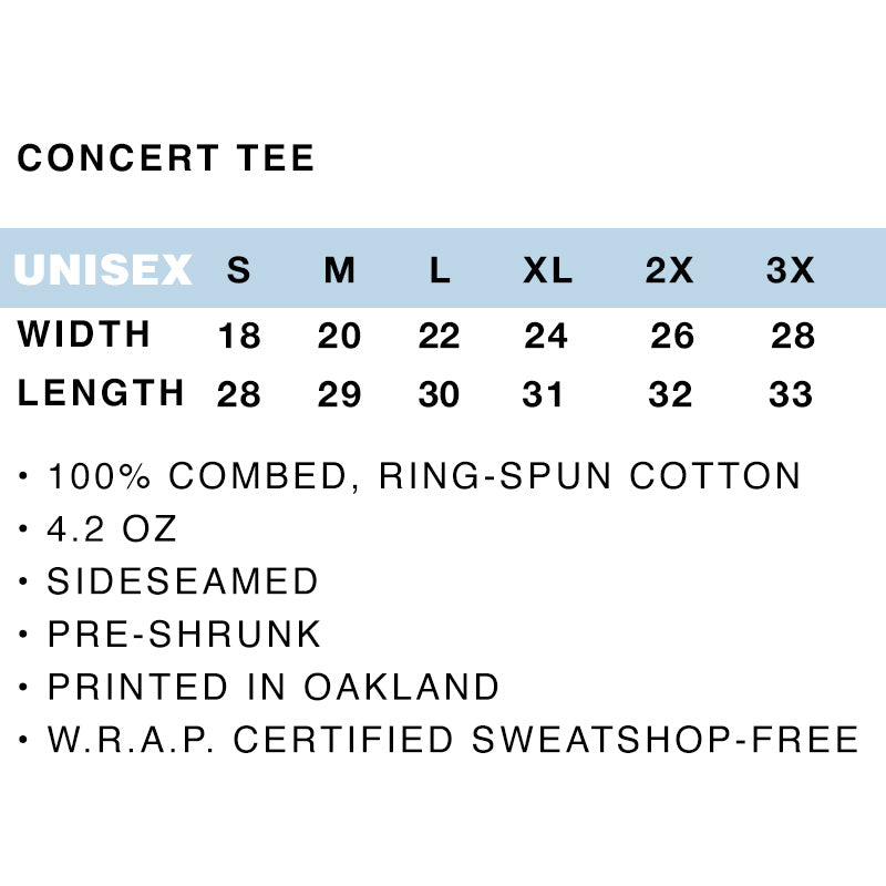 Green Day: Bobby Sox Unisex Concert Tee