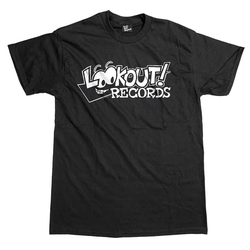 Lookout! Records Classic Logo Merch Tee Rock Roll Repeat