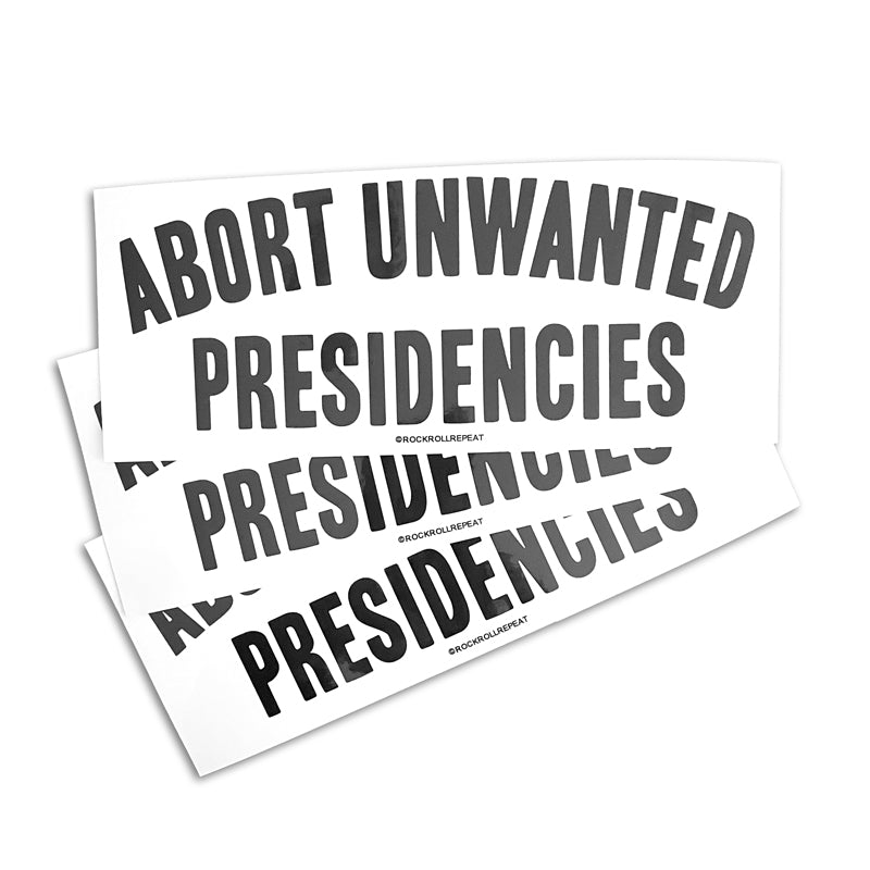 Abort Bumper Sticker